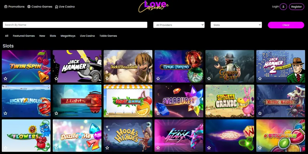 love casino slots